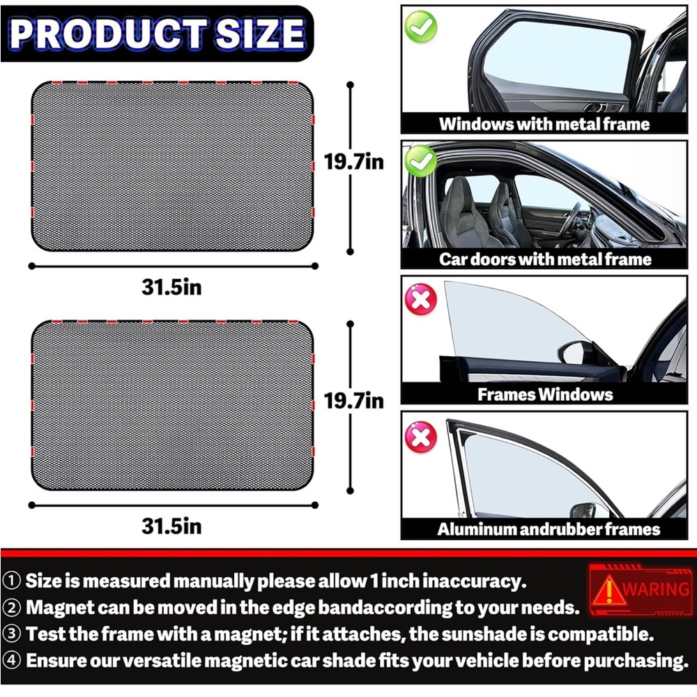 Car Window Sunshield - Picture 6 of 8